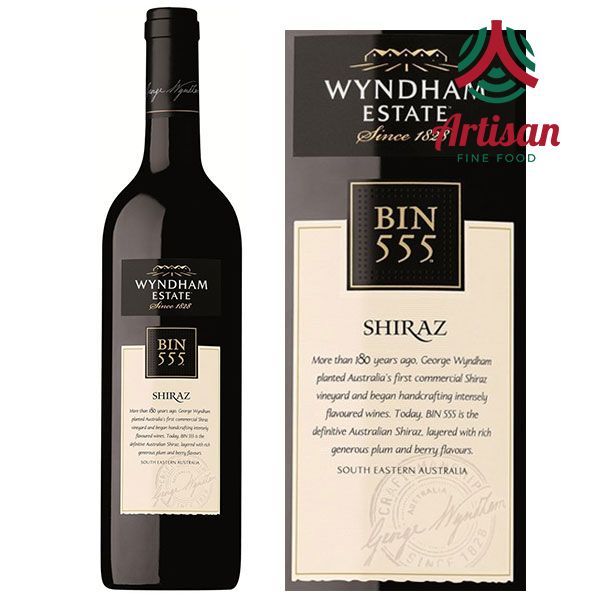 Mua rượu vang Úc Bin 555 tại Artisan để đảm bảo chính hãng